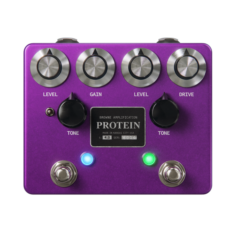 Browne Amps The Protein Dual Overdrive V4 — Echoinox Browne Amps The Protein Dual Overdrive V4 — Echoinox