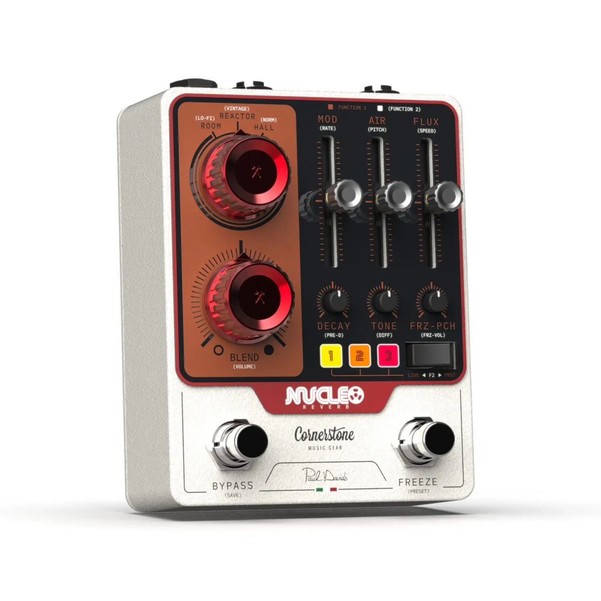 ギター Cornerstone Nucleo Paul Davids Reverb Cornerstone Nucleo Reverb Paul Davids Signature — Echoinox