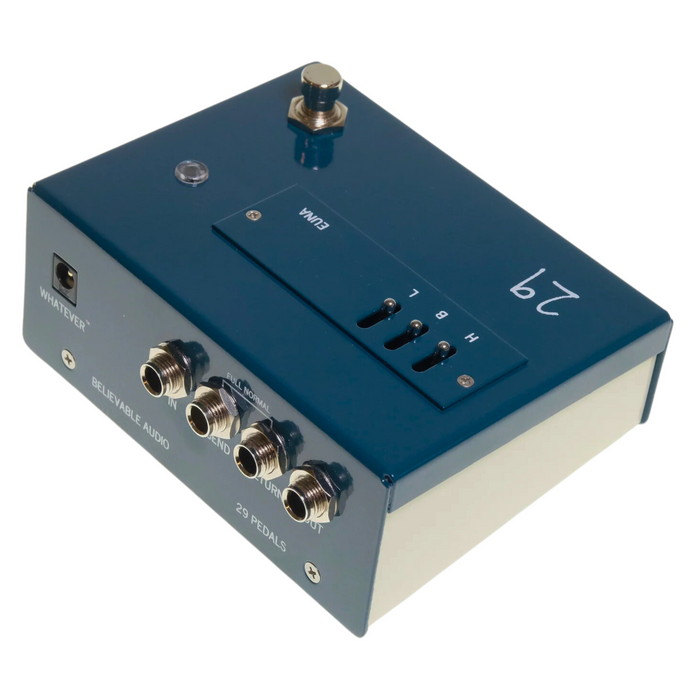 Believable Audio 29 Pedals EUNA — Echoinox Believable Audio 29 Pedals EUNA — Echoinox