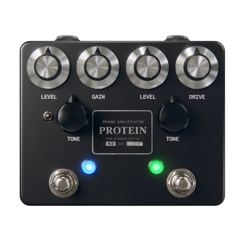 Browne Amps The Protein Dual Overdrive V4 — Echoinox Browne Amps The Protein Dual Overdrive V4 — Echoinox