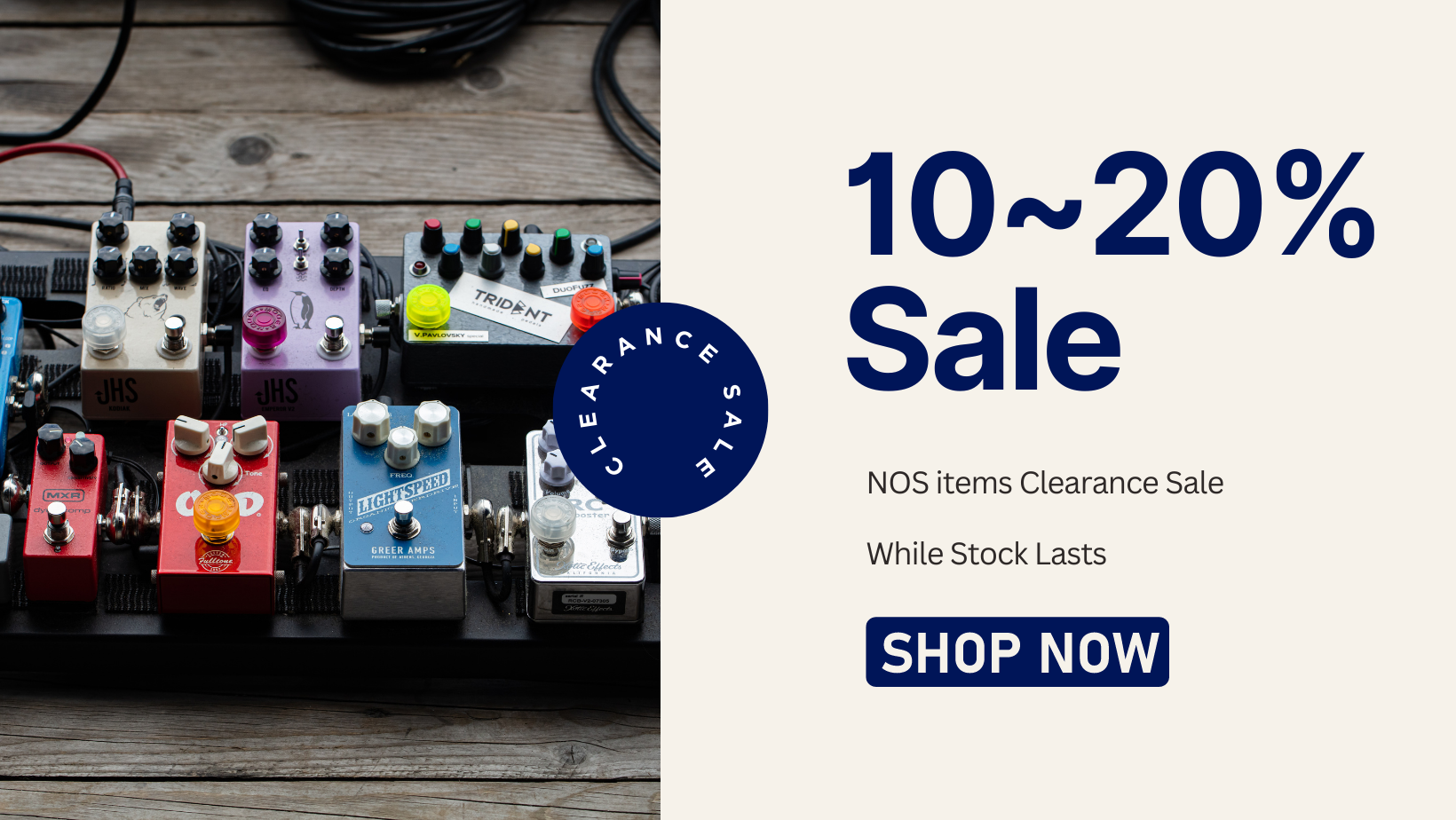 clearance sale