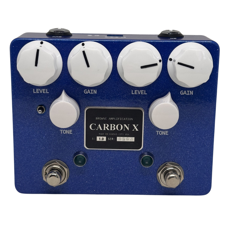 Browne Amps Carbon X Dual Overdrive (Bluesbreaker) — Echoinox Browne Amps Carbon X Dual Overdrive (Bluesbreaker) — Echoinox