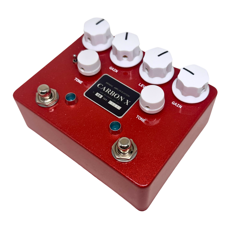 browne carbon pedal Browne Amps Carbon X Dual Overdrive (Bluesbreaker) — Echoinox