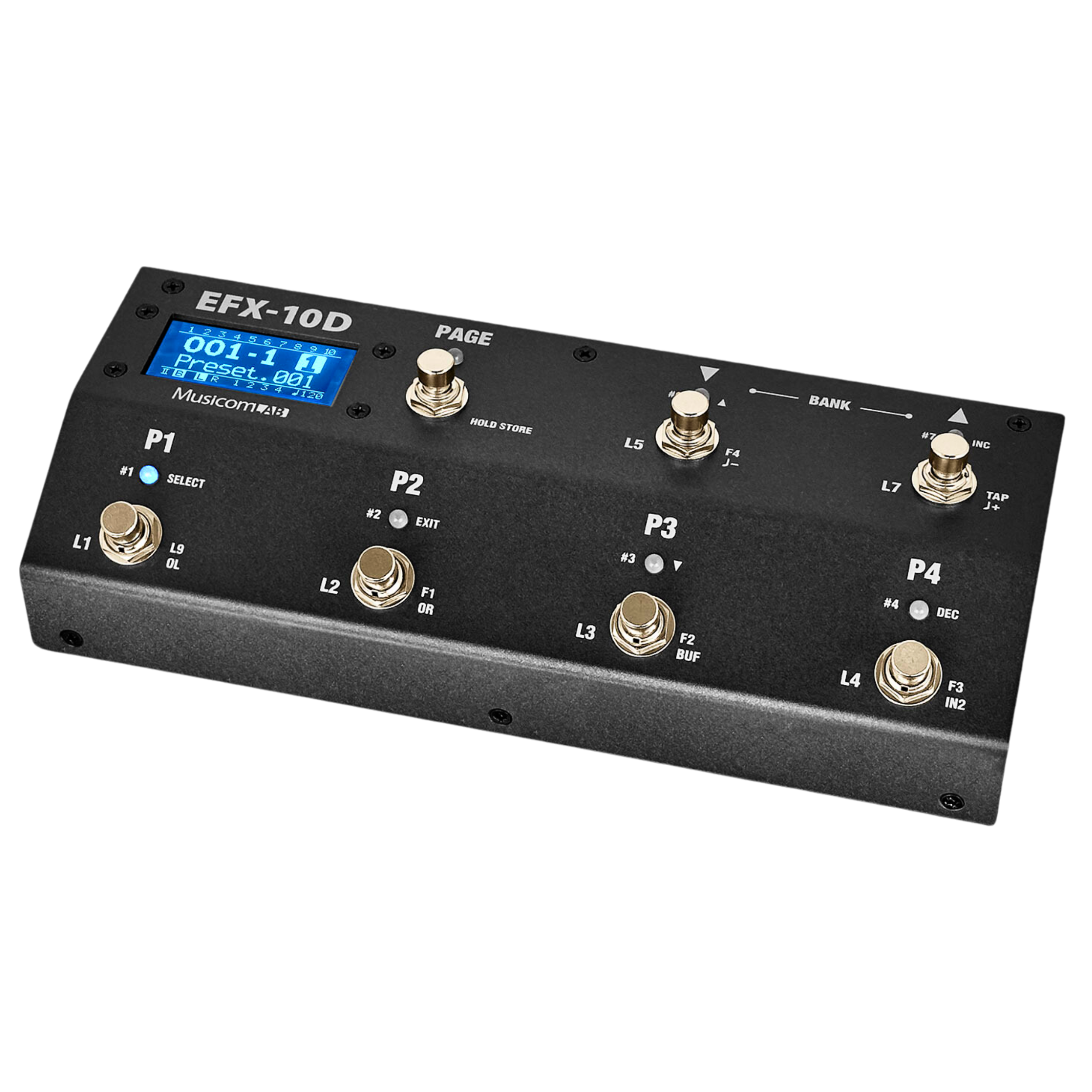 MusicomLAB EFX-LEII MIDIプログラマブルスイッチャー MusicomLAB MusicomLAB EFX-LEII MIDIプログラマブルスイッチャー MusicomLAB