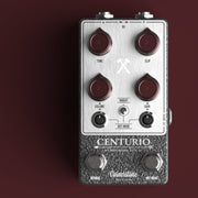 Cornerstone Centurio overdrive pedal - top-down control layout