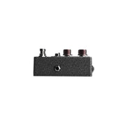 Cornerstone Centurio overdrive pedal - side profile with footswitches