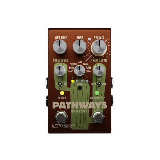 Source Audio Pathways Reverb and Tremolo front