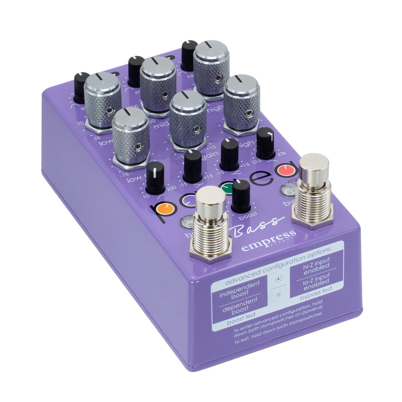 Empress Effects Bass ParaEq angled left view