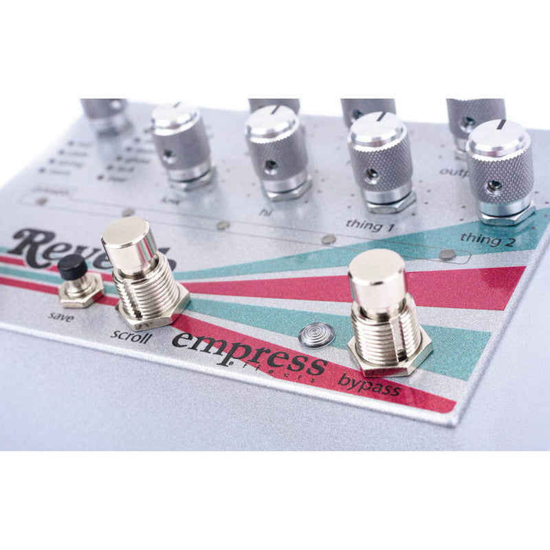 Empress Effects Reverb control panel close-up