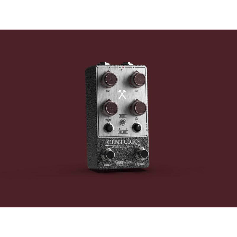 Cornerstone Centurio overdrive pedal - three-quarter angle