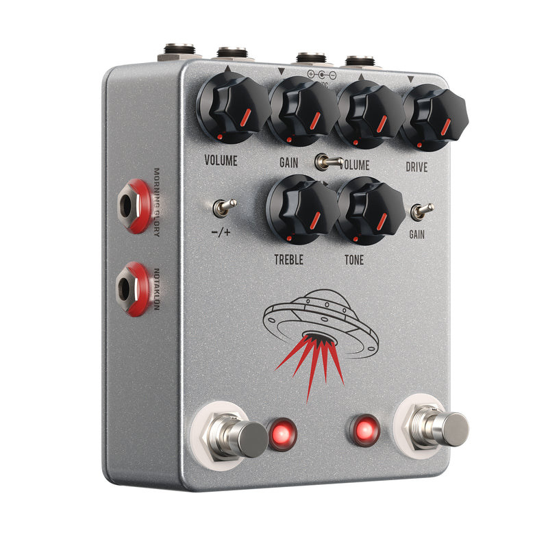 JHS Wanderer, rear angle showing individual input and output jacks