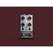 Cornerstone Centurio overdrive pedal - angled view of controls