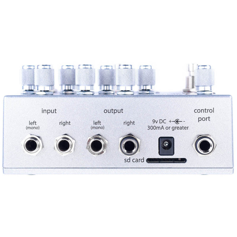 Empress Effects Reverb rear panel jacks