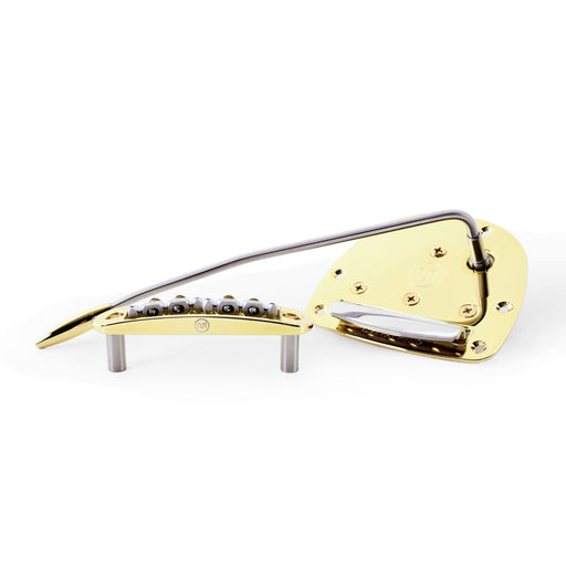 Mastery Bridge OMV-GOLD Kit - 24k gold plated offset vibrato, M10 bridge and arm tip