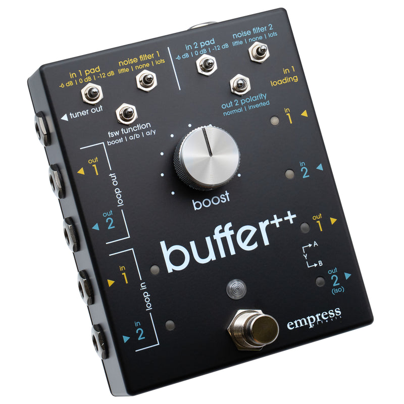 Empress Effects Buffer++ angled left view