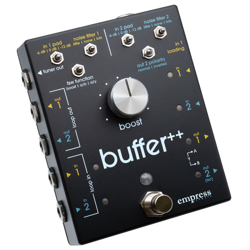Empress Effects Buffer++ angled left view