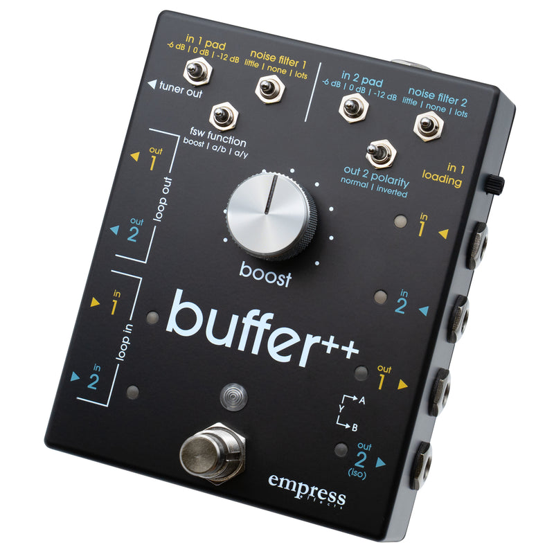 Empress Effects Buffer++ angled right view