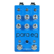 Empress Effects ParaEq MK II parametric EQ pedal, top view