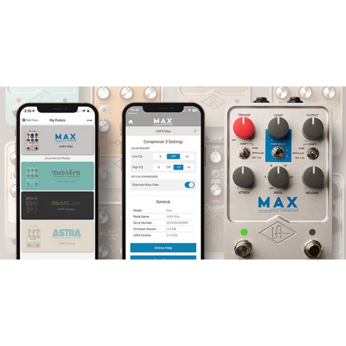 Universal Audio Max Preamp & Dual Compressor — Echoinox