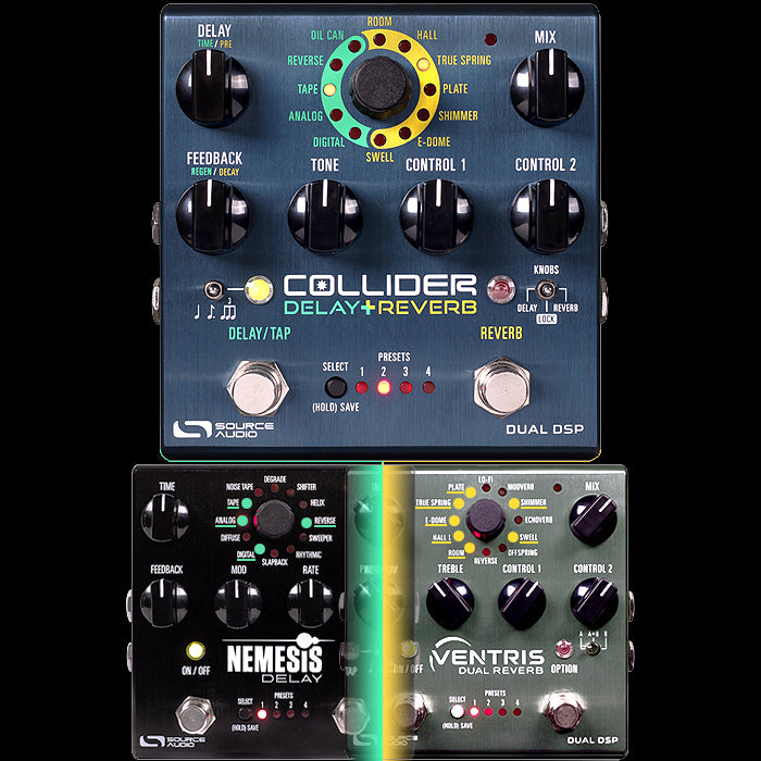 collider pedal Source Audio Collider Delay Reverb — Echoinox