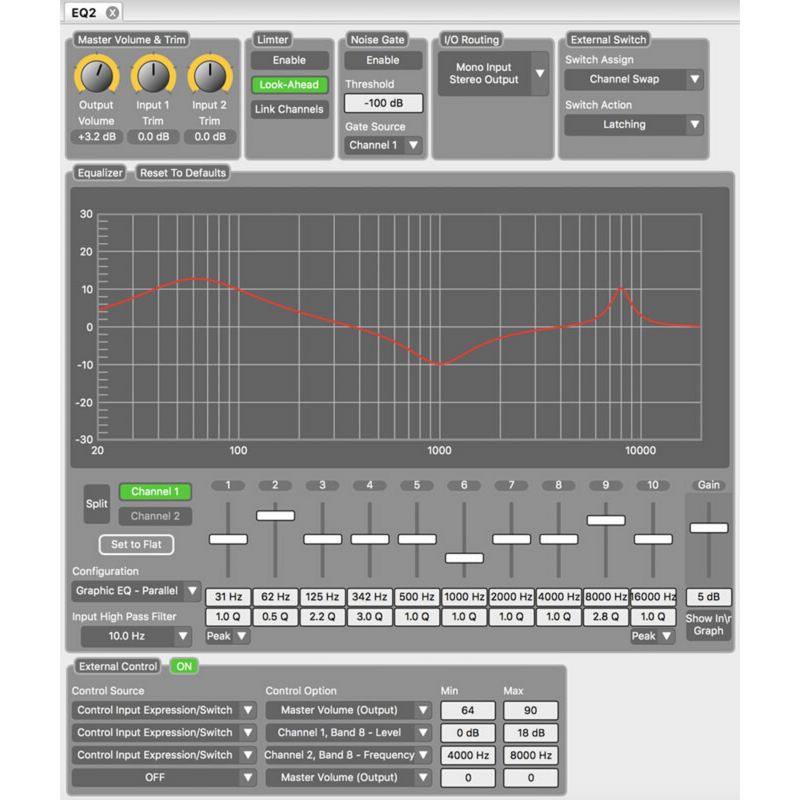 Source Audio Programmable EQ 2 (10-Bands) — Echoinox Source Audio Programmable EQ 2 (10-Bands) — Echoinox