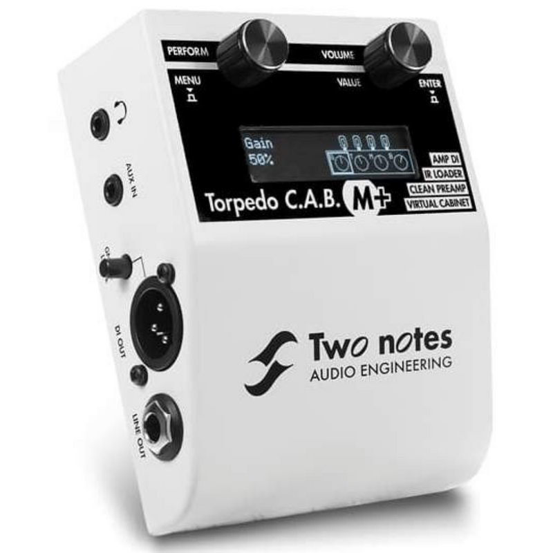 Two Notes Torpedo C.A.B. M+ Virtual Cabinet, AMP DI, IR Loader Two Notes Torpedo C.A.B. M+ Virtual Cabinet, AMP DI, IR Loader