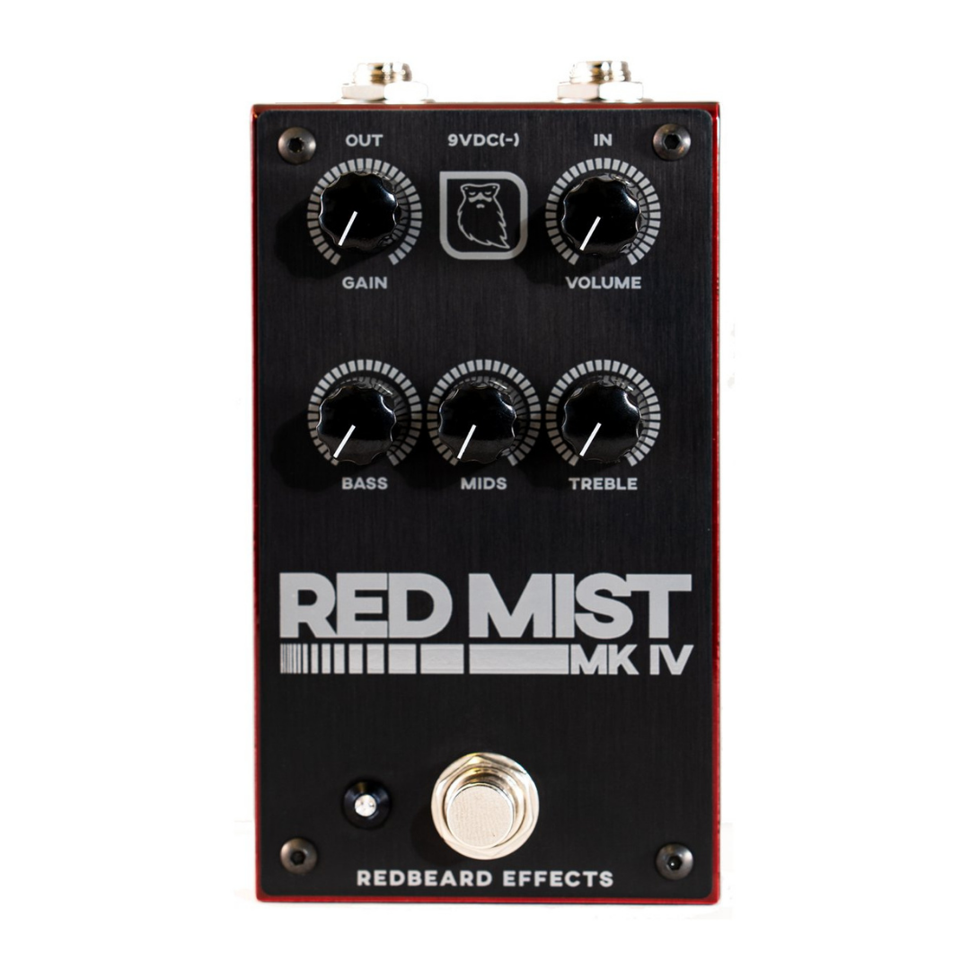 [NOS] Redbeard Effects Red Mist MK IV High Gain Drive — Echoinox