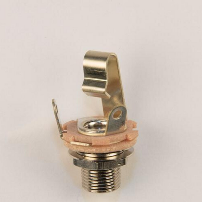 Techworks Switchcraft MONO J11 Input Output Jack - LONG THREAD (3/8")