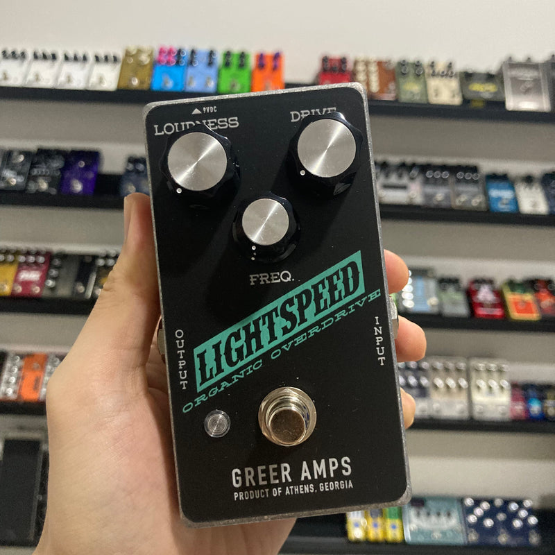 lightspeed guitar pedal Greer Amps Lightspeed Organic Overdrive — Echoinox
