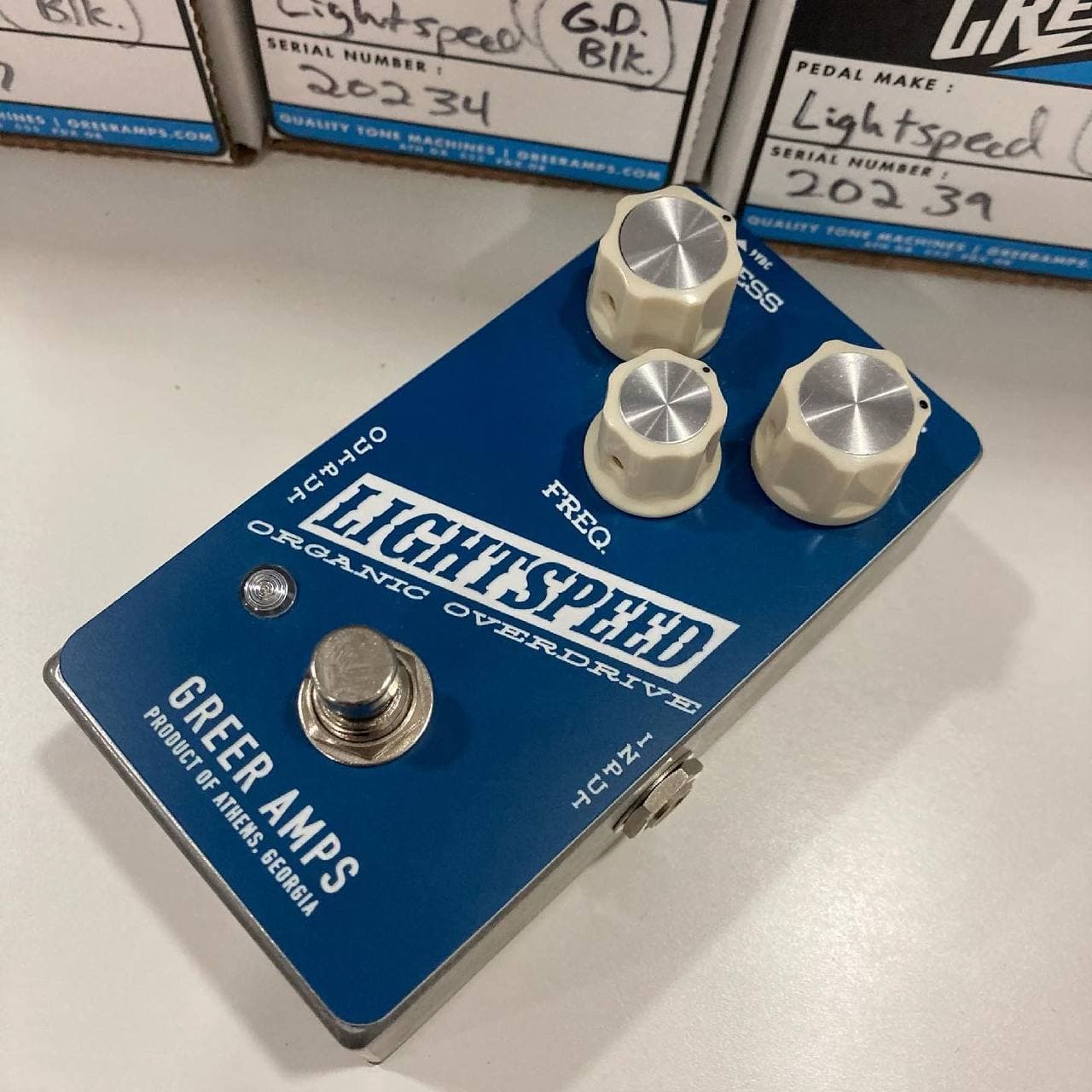 Greer Amps Lightspeed Organic Overdrive — Echoinox
