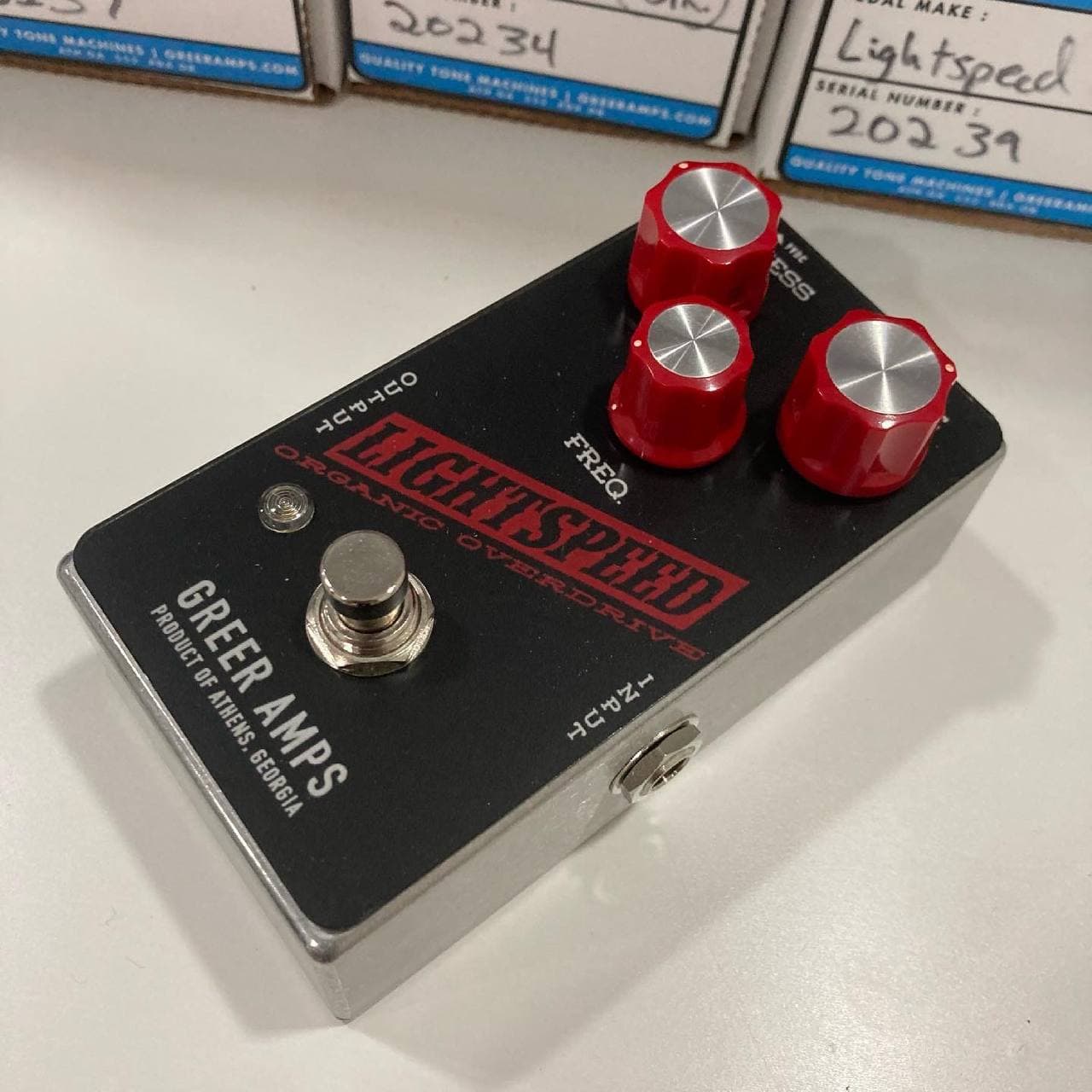 Greer Amps Lightspeed Organic Overdrive — Echoinox