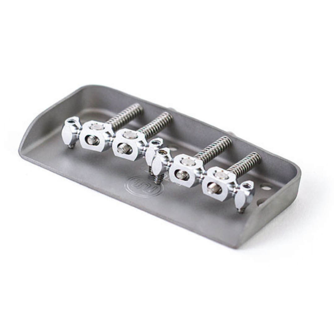 Mastery Bridge - M7 Fit Tele 4 Screws, Hardtail, Chrome — Echoinox