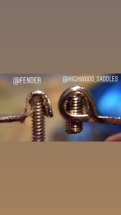 Fender vs Highwood saddles echoinox